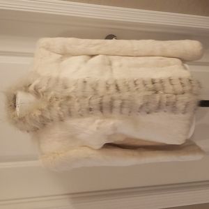 Real fur coat